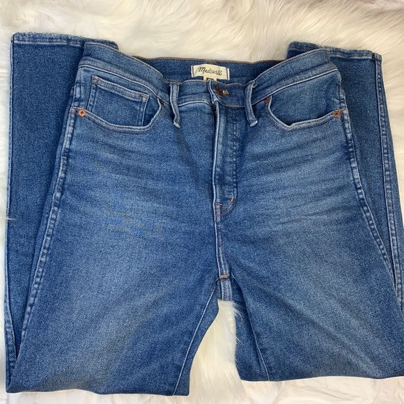NWT Madewell High Waist Stovepipe Jeans - Picture 2 of 6